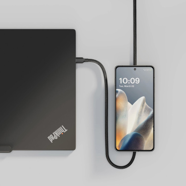 Logotrade presentreklam bild: Zens Laddningskabel USB C - C Pro 2