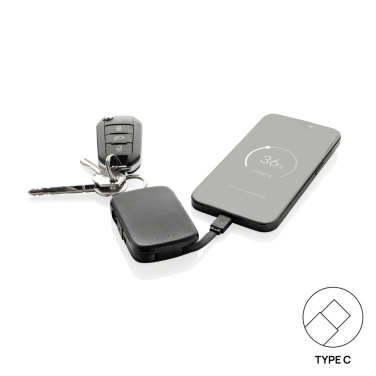 Logotrade presentreklam bild: Nexo RCS nyckelringspowerbank 2000 mAh med integrerade kabla
